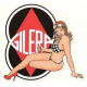 GILERA Pin Up left Sticker