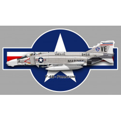 F-4B PHANTOM laminated decal