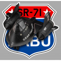 SR71 BLACK BIRD HABO SR-71 Sticker