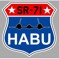 Black HABU Sticker 