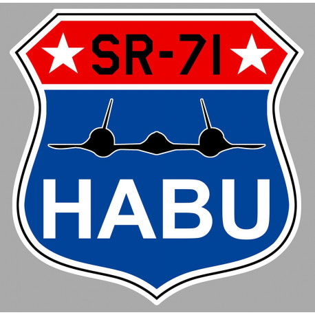 Black HABU Sticker 