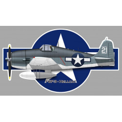 F6F-3 HELLCAT WW2 Sticker