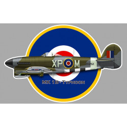 HAWKER MK1B TYPHOON  Laminated decal