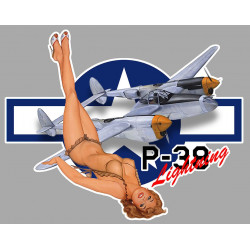 P38 LIGHTING  Sticker 