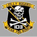 VF 103 JOLLY ROGERS Laminated decal