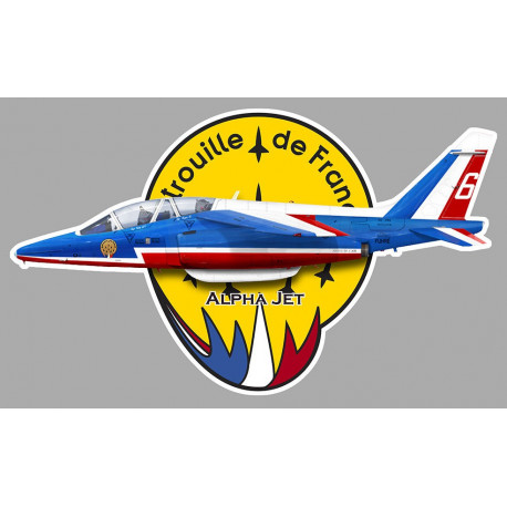  ALPHA JET Patrouille de France Sticker UV