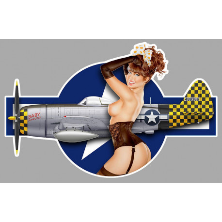 P47 THUNDERBOLT WW2 Sticker UV