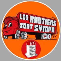 ROUTIERS SYMPAS Sticker   vinyle laminé