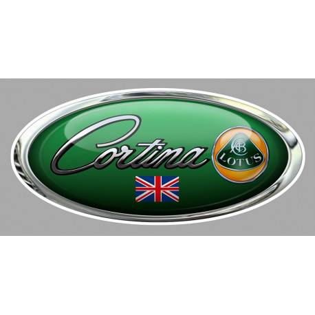 FORD Cortina LOTUS Sticker UV 3D 