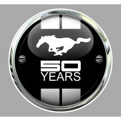 FORD MUSTANG 50 Years  Sticker 3D   