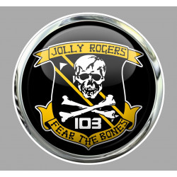 JOLLY ROGERS  Sticker UV 3D