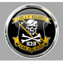 JOLLY ROGERS  Sticker Trompe-l'oeil vinyle laminé