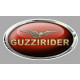 MOTO GUZZI " Guzzirider "  Sticker 3D  UV 