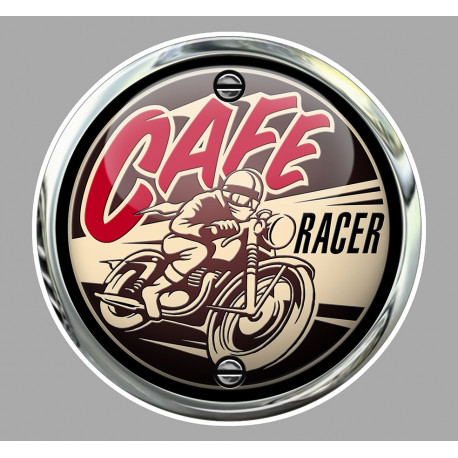 CAFE RACER bretagne sans bretagne logo Sticker vinyle laminé 