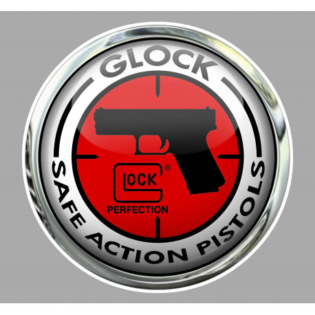 GLOCK  Sticker UV 3D 