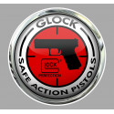 GLOCK  Sticker Trompe-l'oeil vinyle laminé