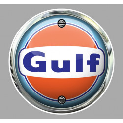 GULF Sticker Trompe l'oeil vinyle laminé