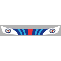 MARTINI INTERNATIONAL CLUB Helmet Visor Sunstrip laminated decal