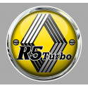 R 5 Turbo  Sticker vinyle laminé Trompe-l'oeil