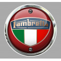 LAMBRETTA Trompe l'oeil sticker vinyle laminé