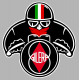 GILERA " biker " Sticker vinyle laminé