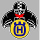 HUSQVARNA " biker " Sticker vinyle laminé