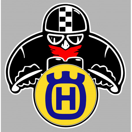 HUSQVARNA " biker " Sticker UV 