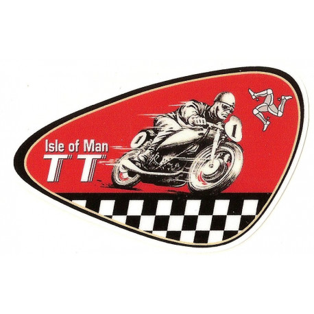 TT ISLE OF MAN  right Sticker UV 