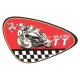 TT ISLE OF MAN  Sticker gauche 