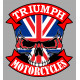 TRIUMPH UK Skull laminated decal