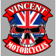 THE VINCENT skull Sticker