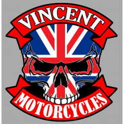 THE VINCENT skull Sticker UV  