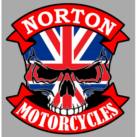 NORTON Skull Sticker 