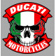 DUCATI Skull Sticker 