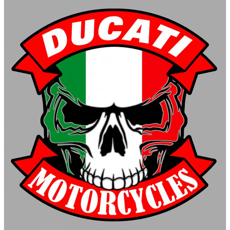 DUCATI skull Sticker UV  