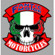 FANTICMOTOR skull Sticker UV  