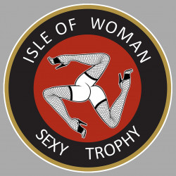 TT ISLE OF MAN SEXY TROPHY Sticker°