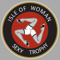 TT ISLE OF WOMAN  SEXY TROPHY Sticker 