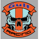 GULF Skull Sticker 