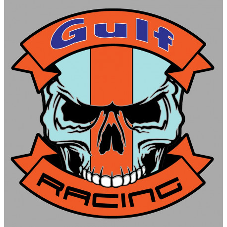 GULF Skull Sticker 