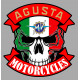 MV AGUSTA Motocycles Skull Sticker vinyle laminé