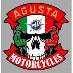 MV AGUSTA Motorcycles skull Sticker UV  