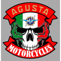 MV AGUSTA Motocycles Skull Sticker vinyle laminé