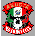 MV AGUSTA Motorcycles skull laminated decal