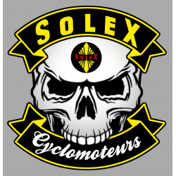 SOLEX Motorcycles skull Sticker UV  