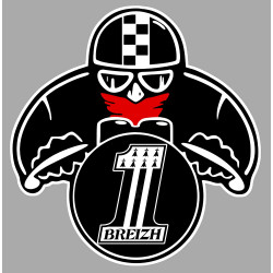 BREIZH BIKER Sticker UV 