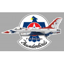 F16-FALCON THUNDERBIRDS Sticker vinyle laminé