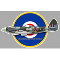 SUPER MARINE SPITFIRE Sticker vinyle laminé