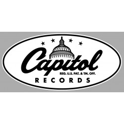 CAPITOL Records Laminated decal