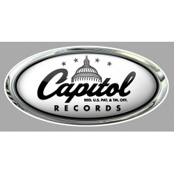 CAPITOL Records Sticker  UV " 3D "